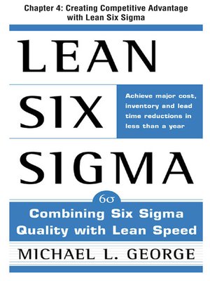 cover image of Creating Competitive Advantage with Lean Six Sigma